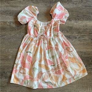 Floral Puff Sleeve Dress